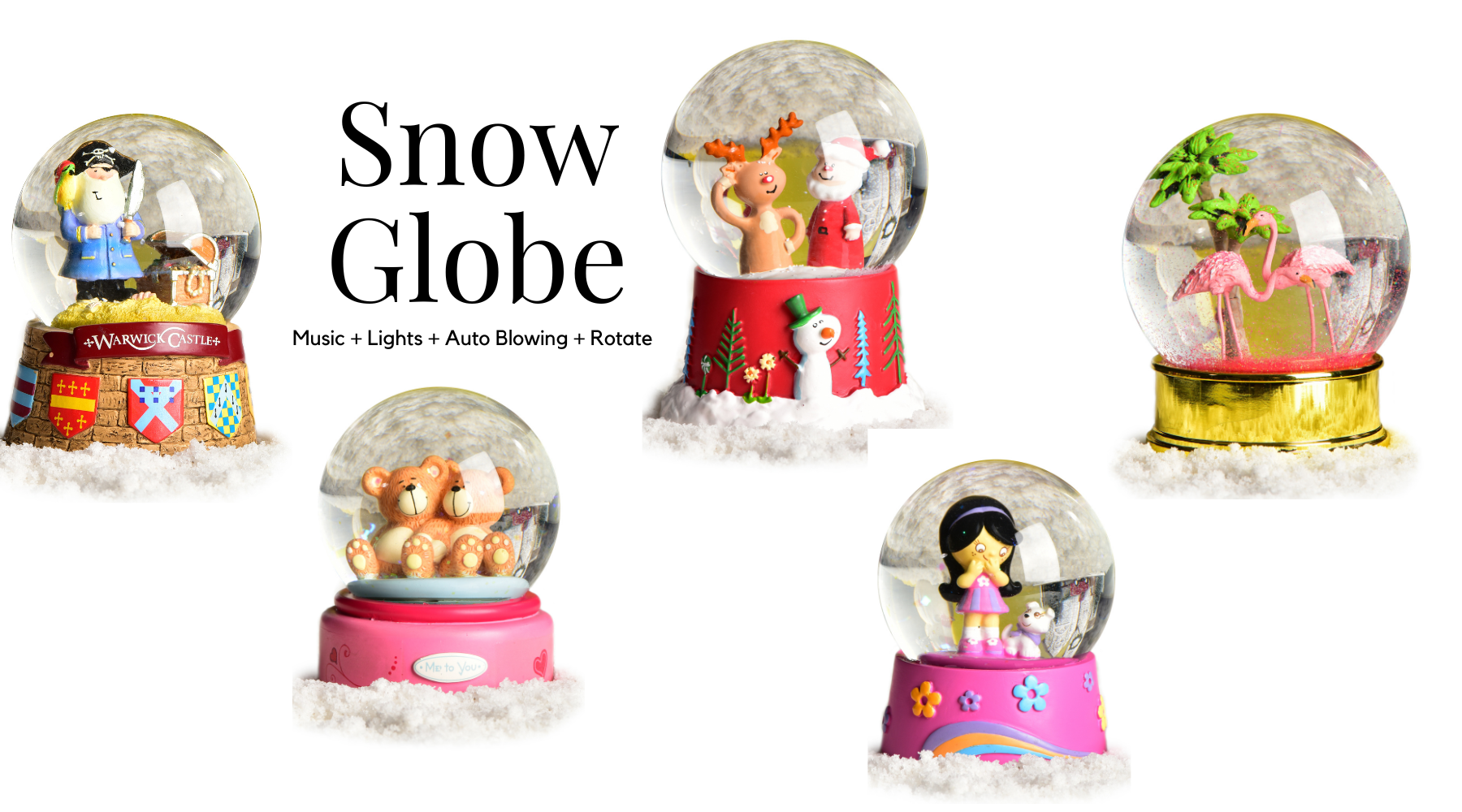 Custom snow globes